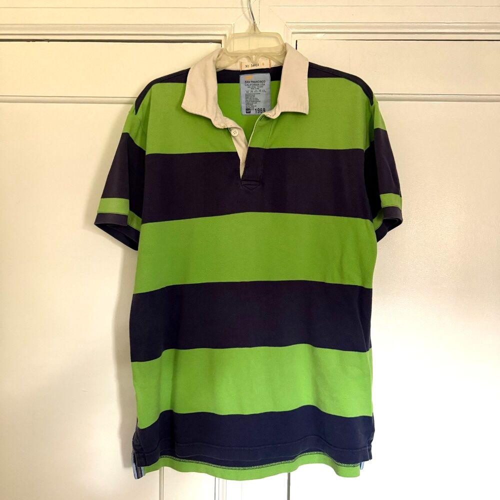 GAP Vintage 2006 Rugby Shirt 100% Cotton Mens Large Y2K